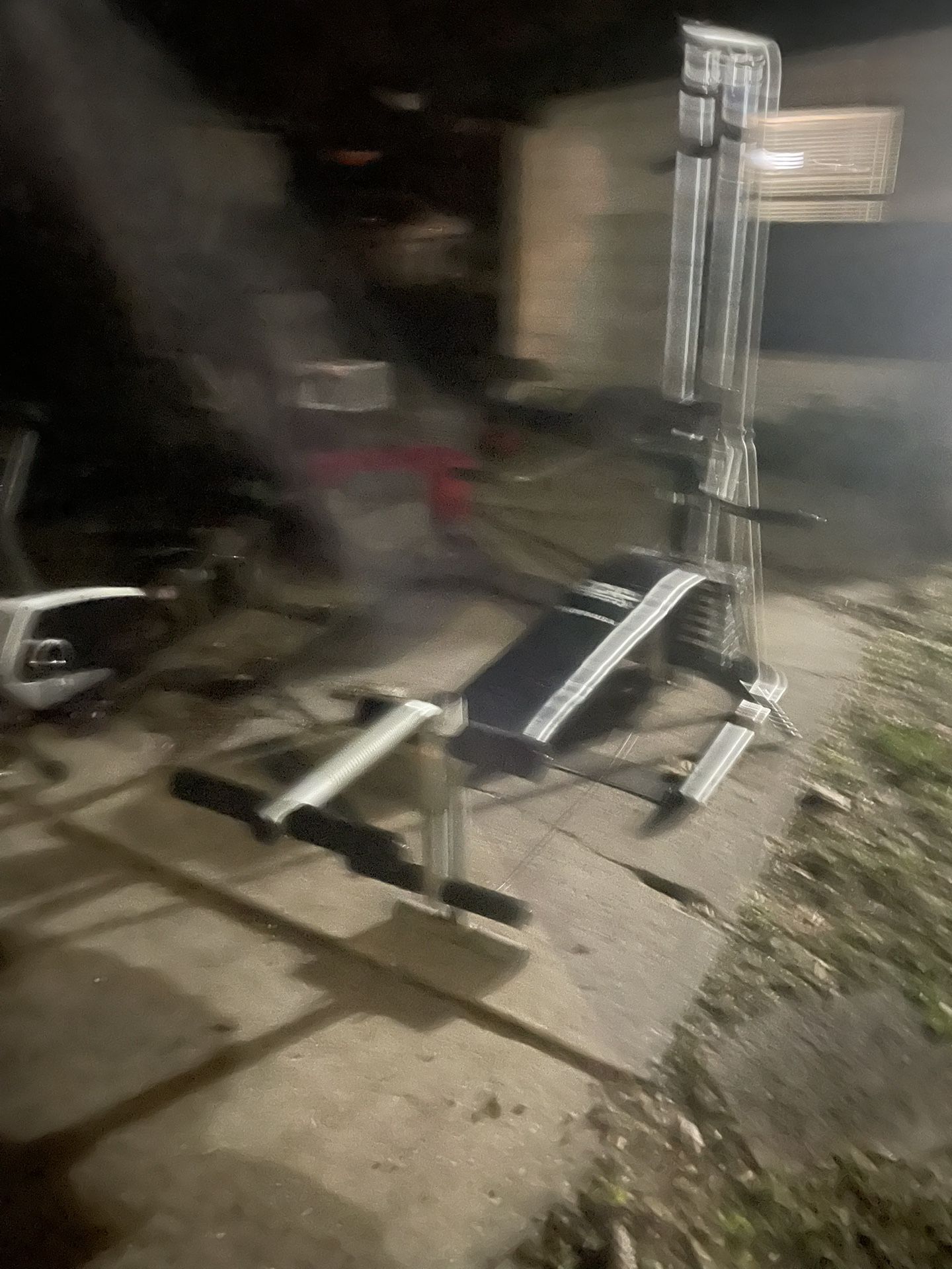 Weight Bench And Weight