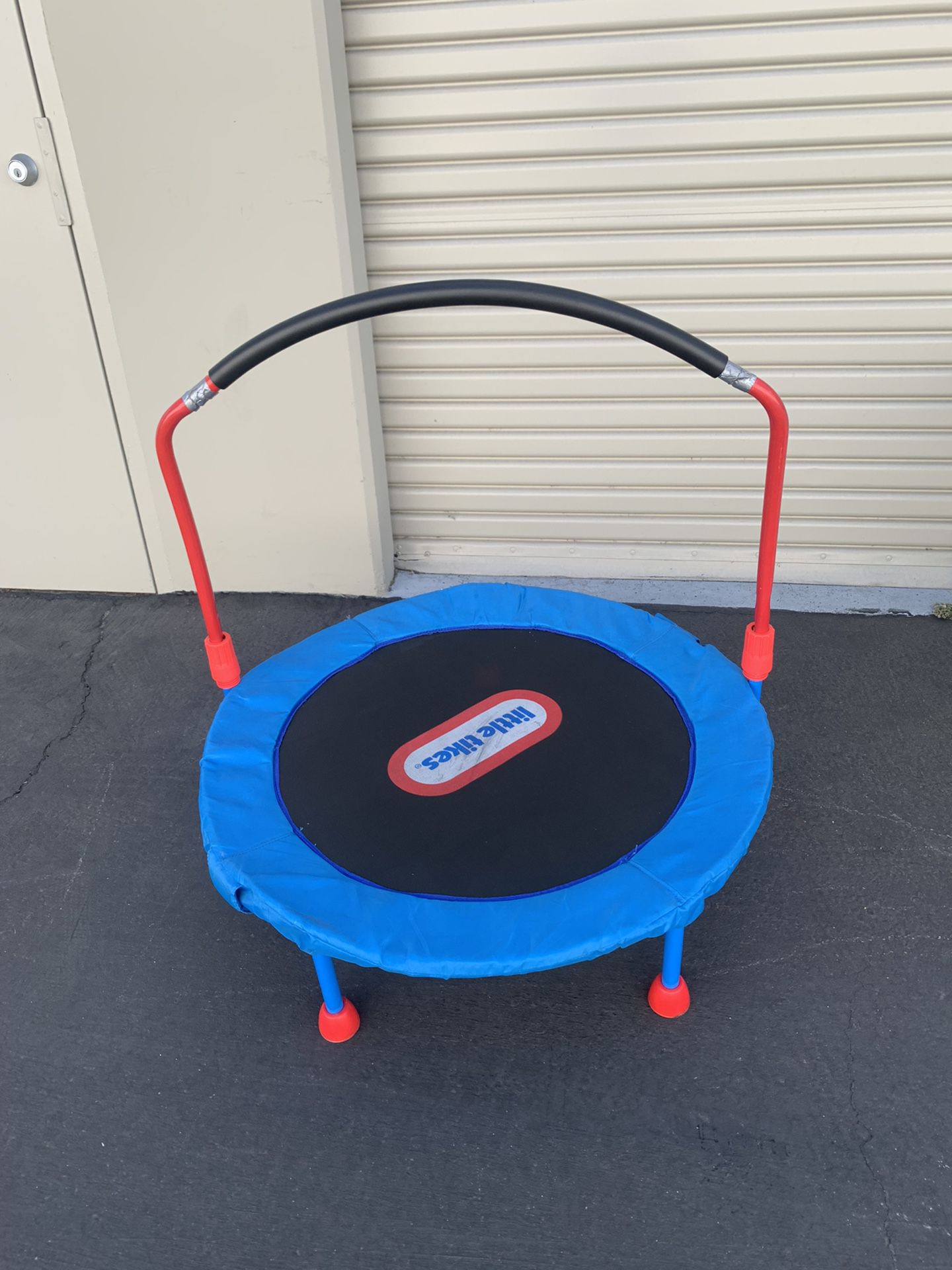 Little Tikes - Easy Store Trampoline Very Good Condition 