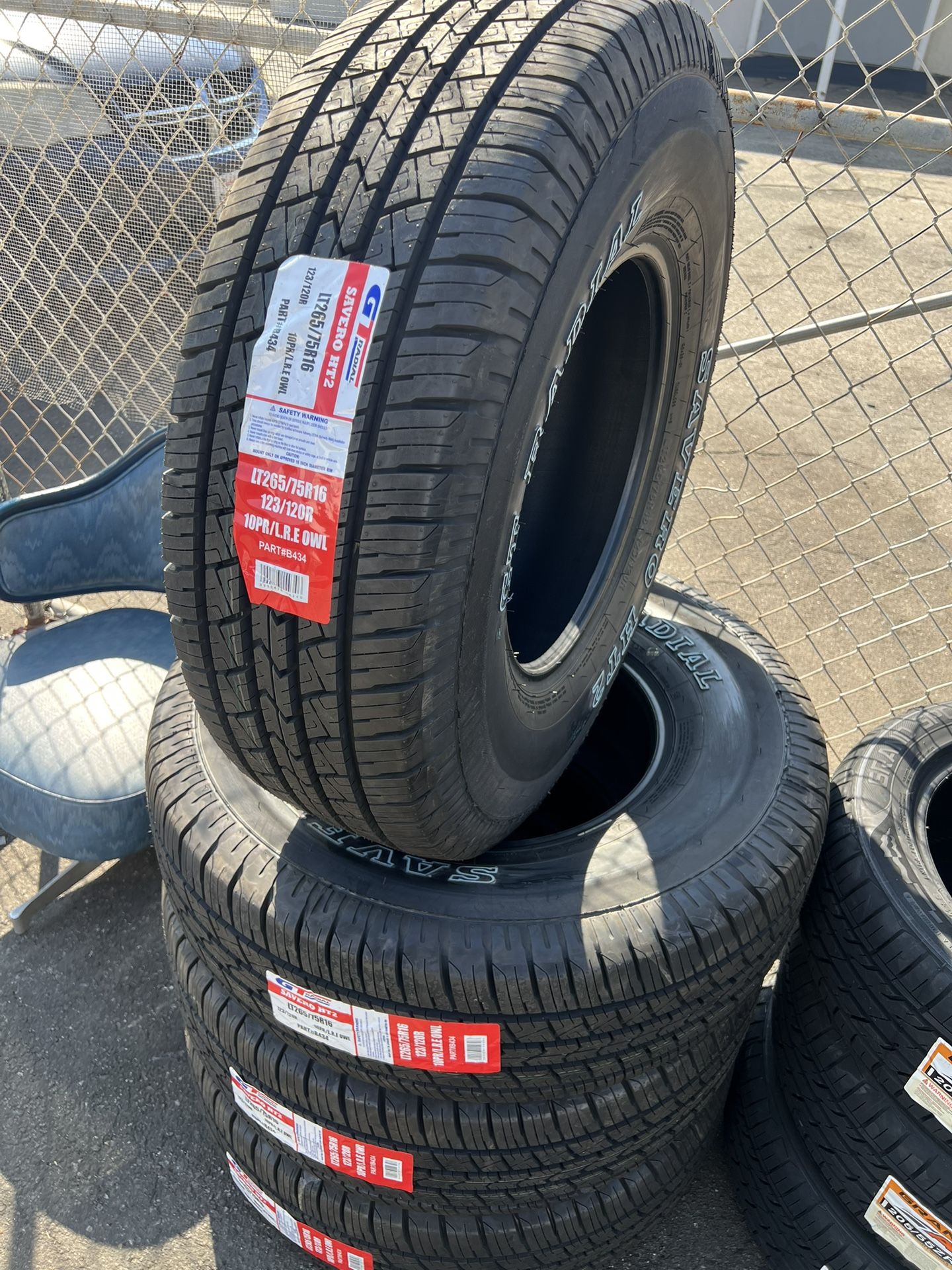 LT265/75/16 New Tires Set Of 4 Gtradial Installed And Balanced Set De 4 Llantas Nuevas Instaladas Y Balanceadas