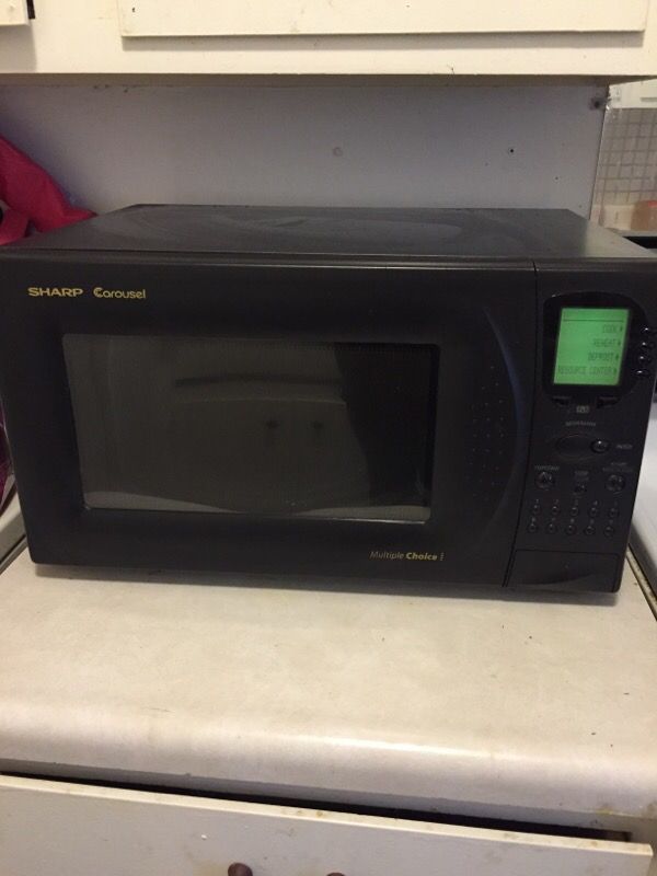 Sharp carousel multiple choice microwave