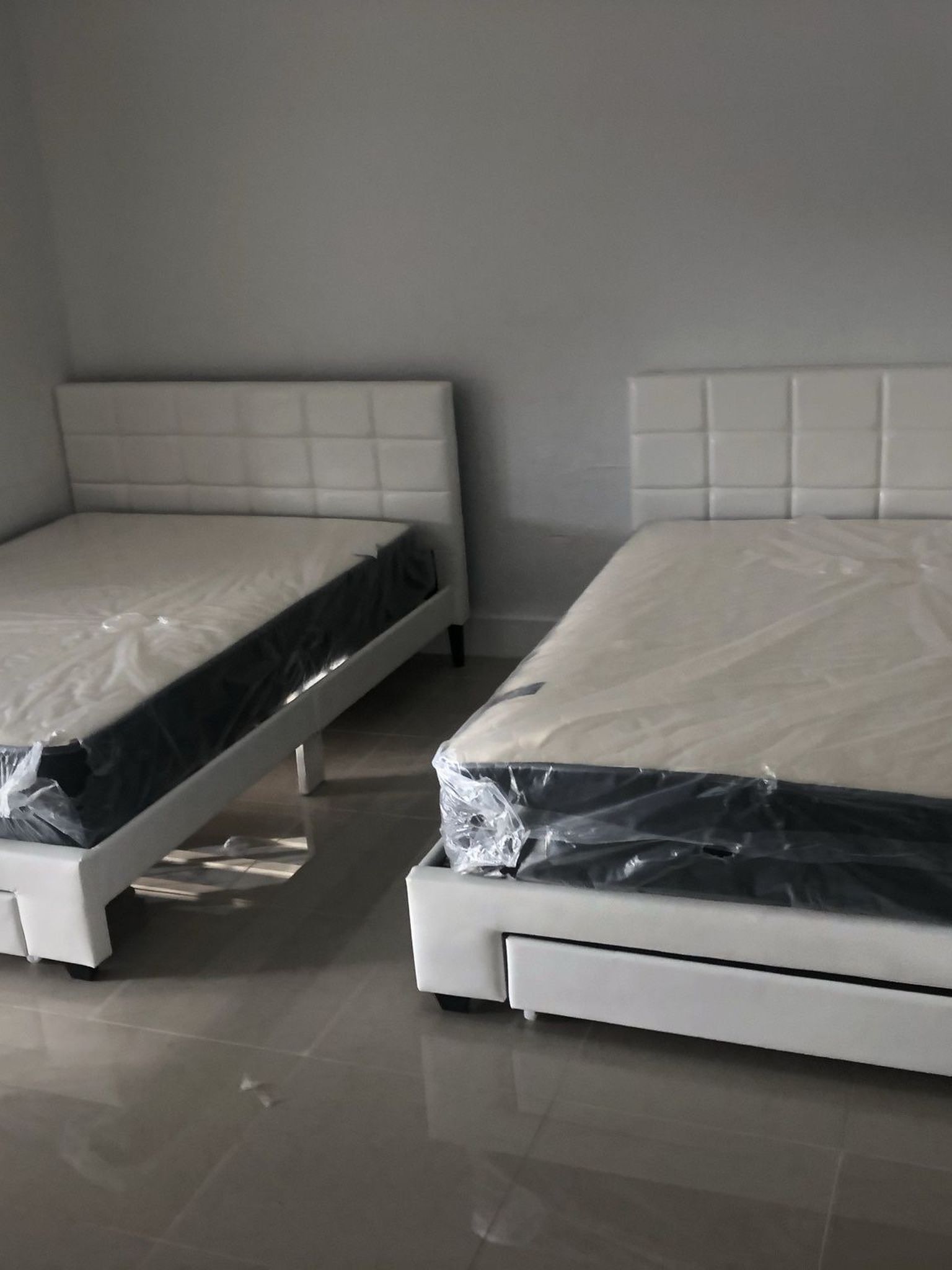 2 Full Size Bed Frame With Mattress All New Furniture And Free Delivery