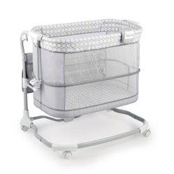 Ingenuity Dream & Grow Bedside Baby Bassinet 2-Mode Crib 0-12 Months, Adjustable Height (MINT CONDITION) + Bonus!!