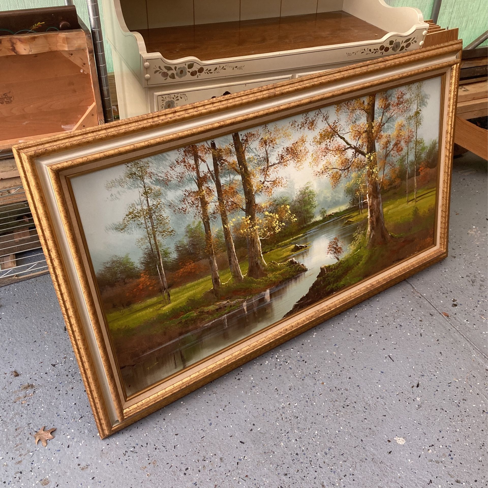 Framed Painting 48”x30”