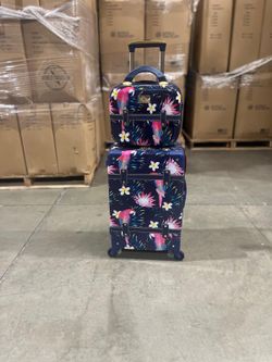 Carry On 20” + Cosmetic Bag 13” - 2pcs Set Luggage Sale - Different Patterns 