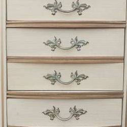 Debby Provincial Tall Boy Dresser,  Lingerie Chest