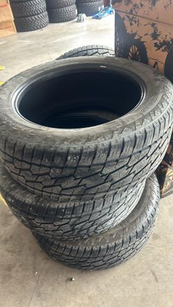 (contact info removed)2 Used All Terrain Tires 