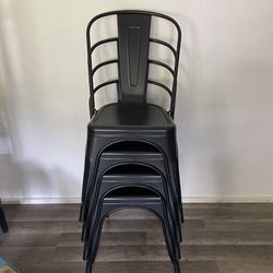 Black Metal Chairs