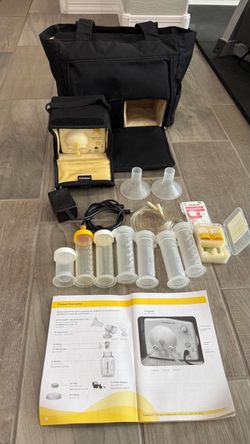 Medela Pump In Style Advanced Lot 1  – Bottles, Shields, Tubing & More
