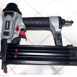 Pneumatic 2-in-1 18 Gauge 2 in. Brad Nailer and 1/4 in. Narrow Crown Stapler with Fasteners (400-Count)