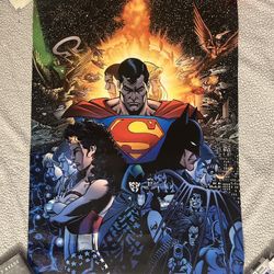 Justice League of America DC Comics Poster by George Perez