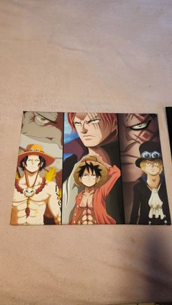 One Piece Luffy Art Frame Print 20 x 16