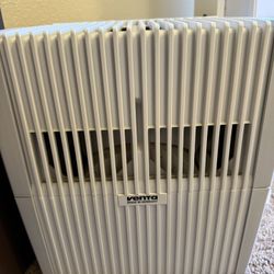 LW25 Comfort Plus Humidifier in White - Filter-Free Evaporative Humidifier for Spaces up to 485 ft²