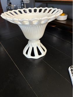 Vintage milk glass