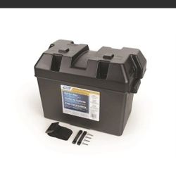 Heavy Duty Battery Box with Straps and Hardware Group 24 RV Automotive Marine