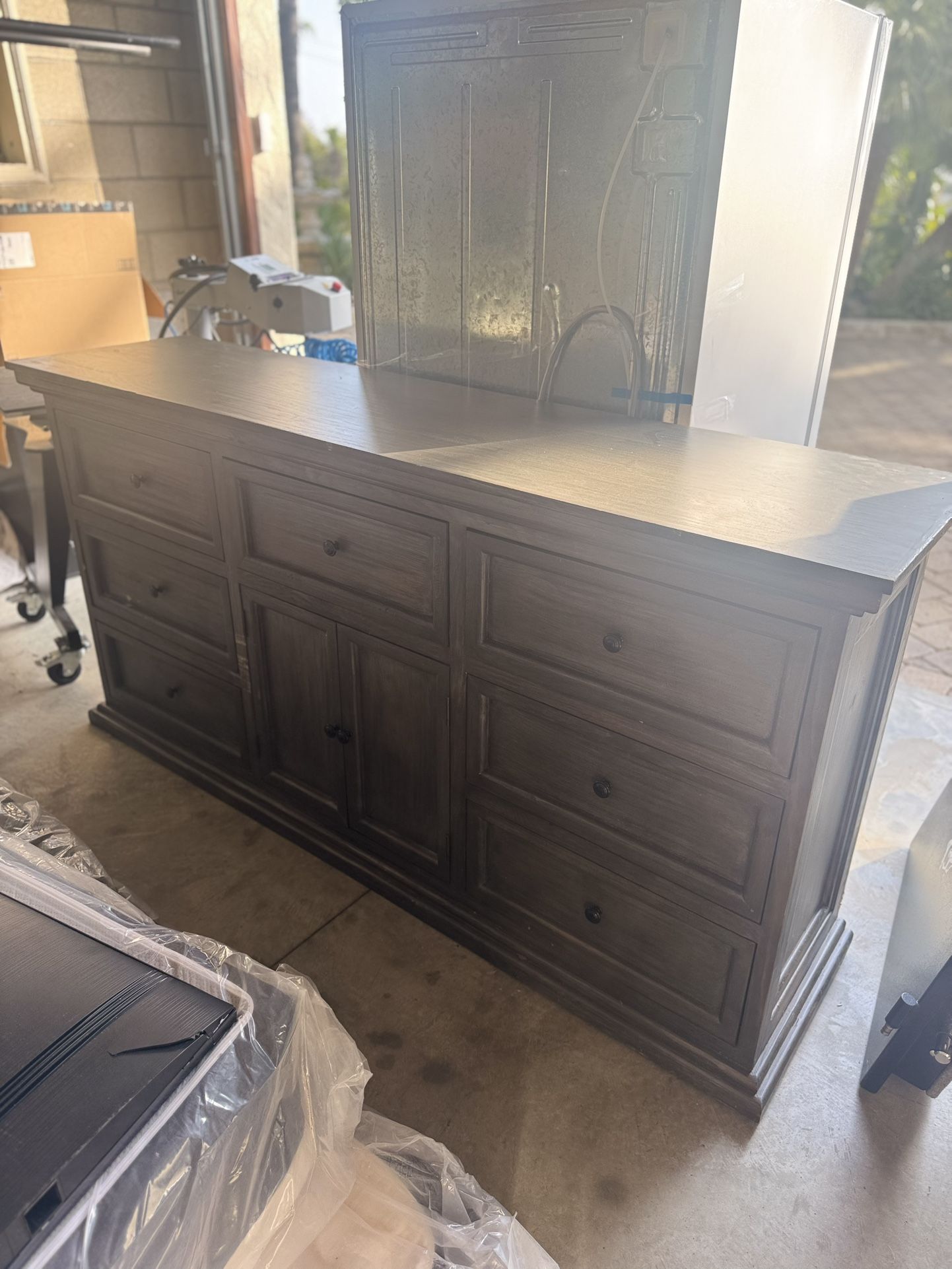 ashley furniture grey dresser