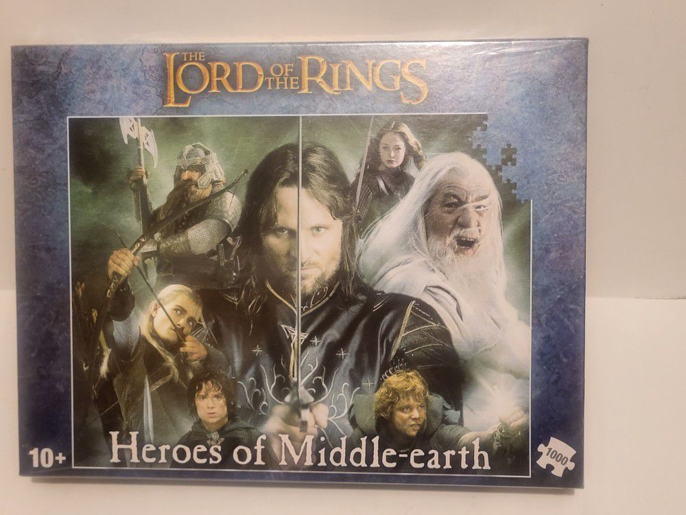 The Lord Of The Rings Heroes of Middle Earth 1000 pcs Puzzle Limited Edition 2021 UK New seal