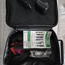 Wahl Cordless Hair Clipper Kit – Color Key Guards + Case