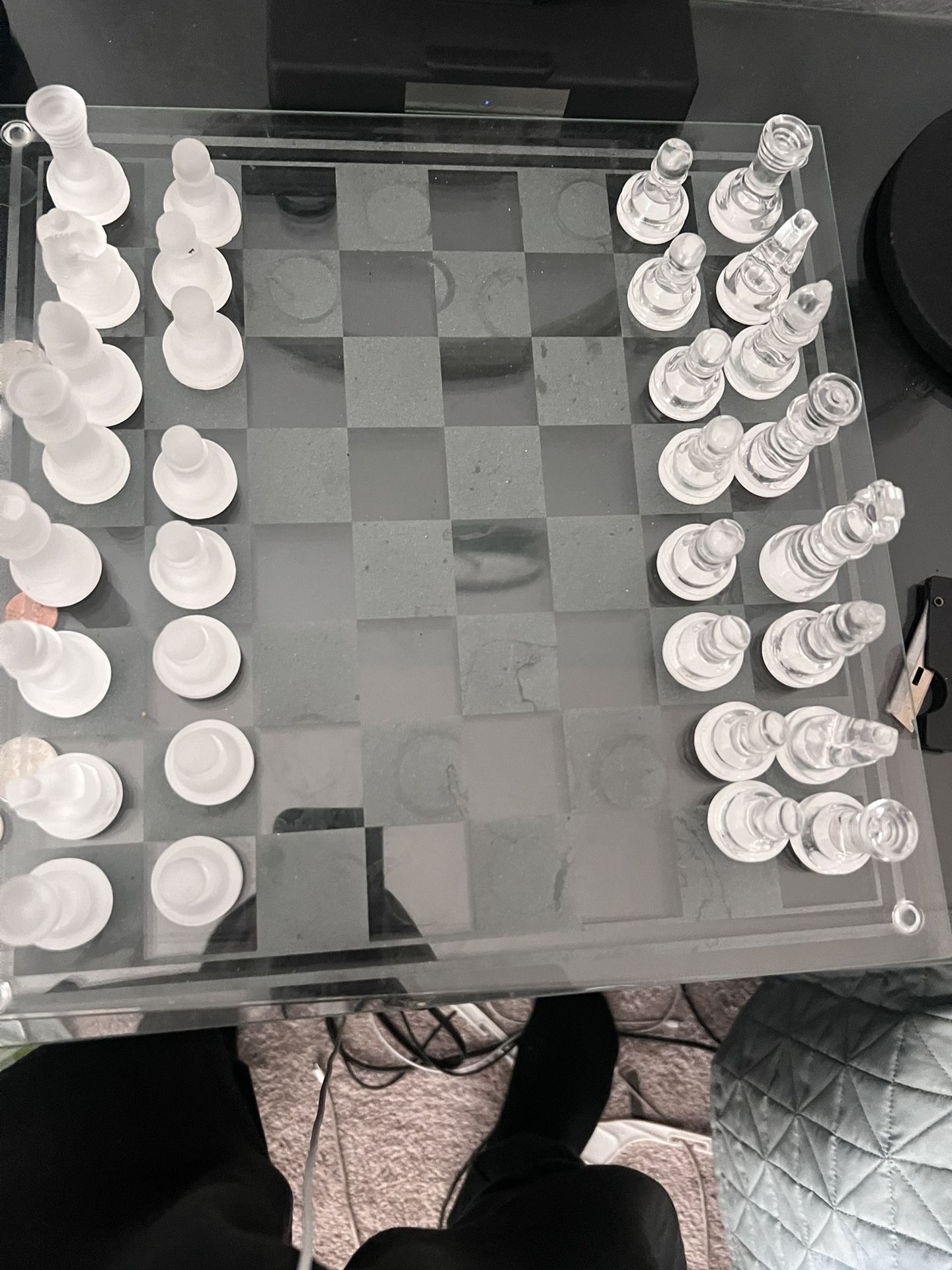 Glass Chess Bored