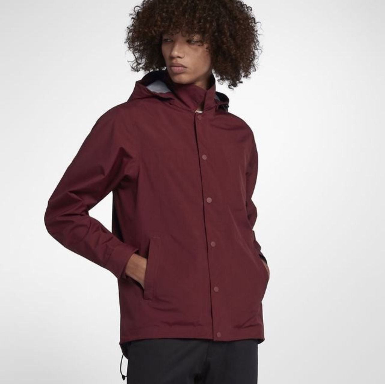 Nike Gore-Tex SB Coaches Waterproof Detachable Hoodie Jacket 862805-619 Men Size Medium