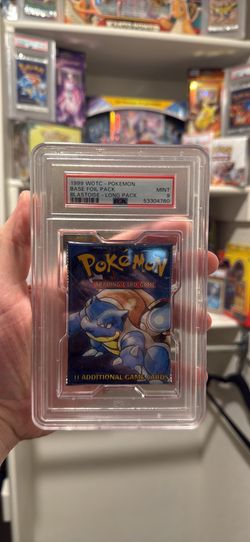PSA 9 base set unlimited blatoise artwork