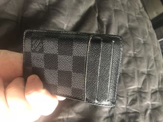 Louis Vuitton Black Checkered Card Holder for Sale in Edgewater