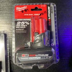 Milwaukee M12 12-Volt Lithium-Ion XC High Output 5.0 Ah Battery