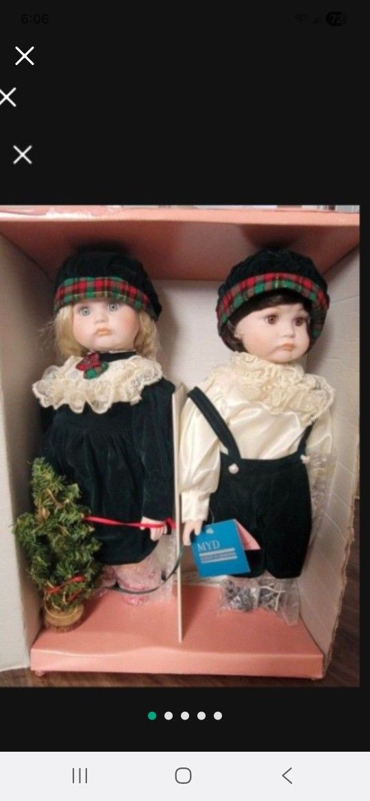 Christmas Dolls Marian Yu Designs 