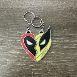 Deadpool Wolverine Keychain