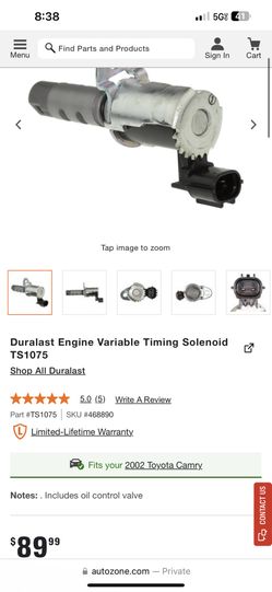 Variable Timing Solenoid