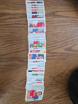 Trading panini cards