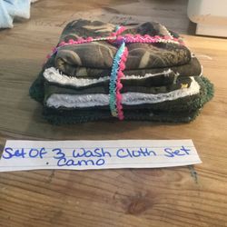 Set Of 3 Wash Clothes