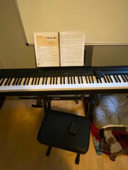Yamaha Digital Piano with Stand and Bench