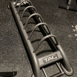 TAG Fitness Horizontal Plate Rack Bumper Cart - Plate Storage