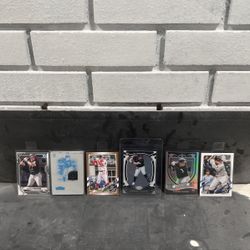 **TRADE FOR HIDDEN FATES ETBS*** ***JUST ADDED 3 MORE!!*** **PROCE DROP** **1 of 1** Andrew Vaughn Rookie Lot! JERSEY W/BUTTON 1 Of 1!!! 