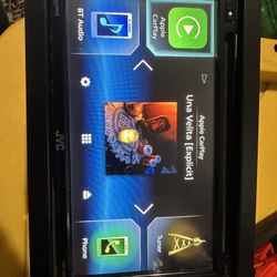 Double Din Car Stereo JVC KV-V830BT Apple CarPlay & Android Auto 