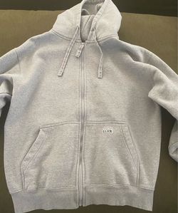 Pro Club Gray Zip-Up Hoodie