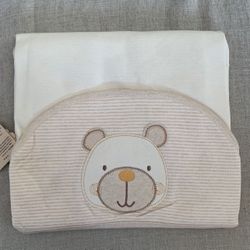 Certified Organic Cotton Baby Wrap with Bear