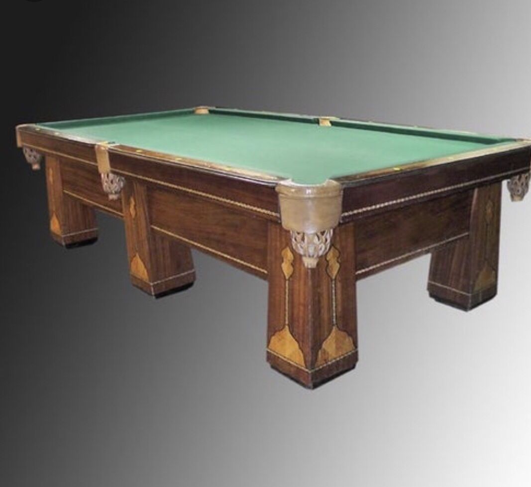 1928 Brunswick Balke Collander Pool table