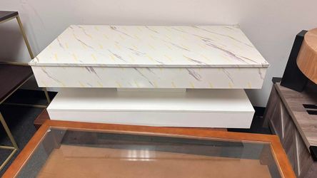 Lent Glitter Wood - LED Coffee Table