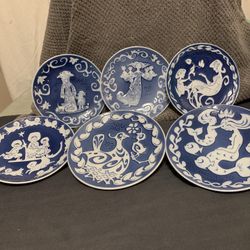 Mothers Day Plates  (6 From Denmark)