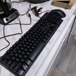 Sky gaming Rainbow Keyboard And Mouse.