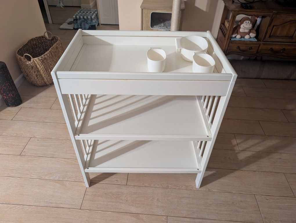 Baby Changing Table IKEA 3 Shelf's 37*32*21 Inc