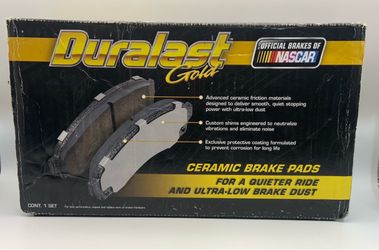 Duralast Gold Ceramic Front Brake Pads DG1578 & Duralast Front Rotors 74007DL for Honda