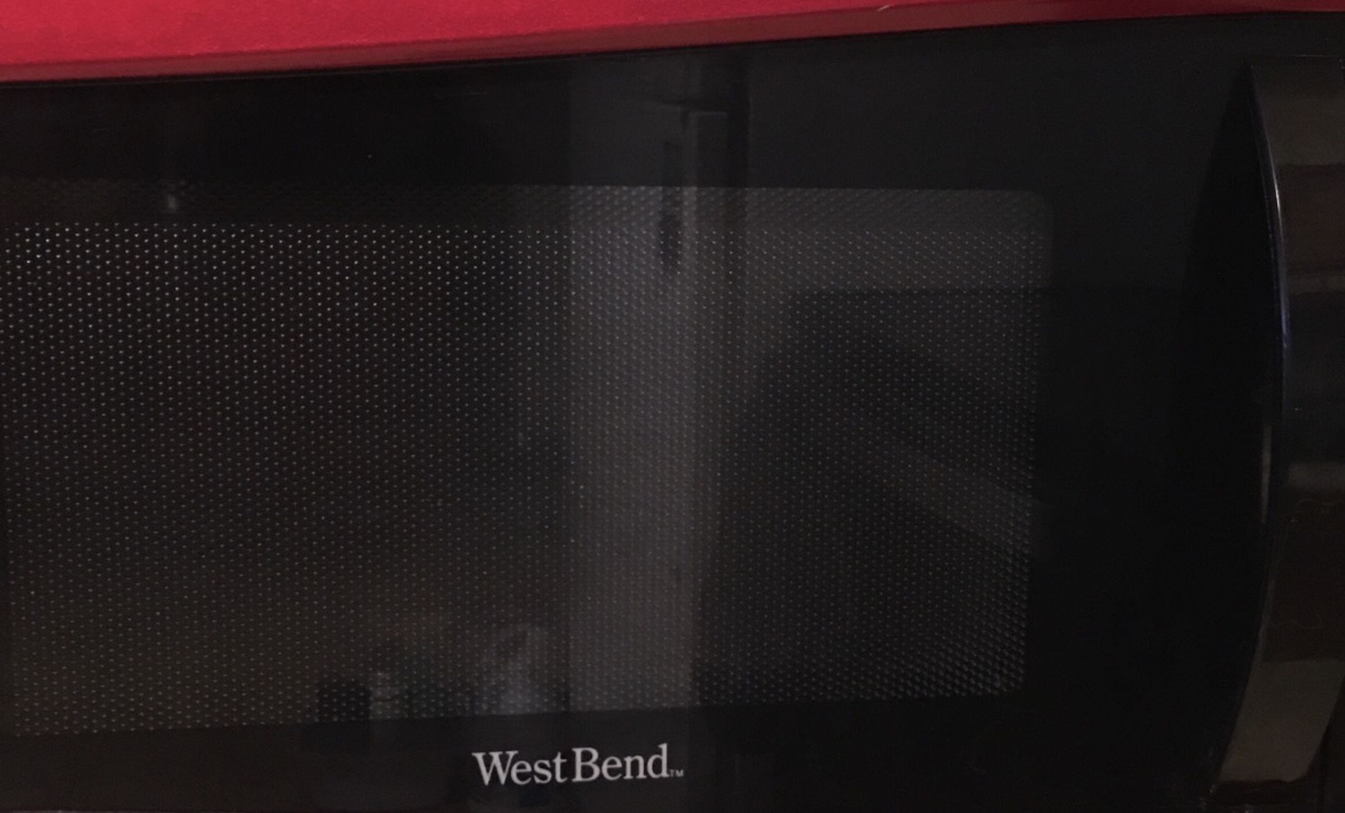West Bend Microwave, Red