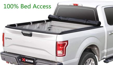 XCover soft locking rolling tonneau cover for 2014-18 Silverado 5.8’ bed