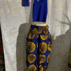 African Print Jogger Pants