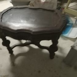 Antique Walnut Coffee Table 