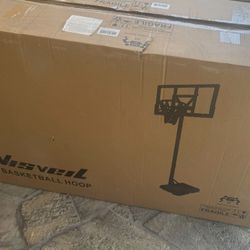 Basketball Hoop,Portable Basketball Hoop System for Outdoor, Adjustable Height 5.7-10ft 45in Backboard NBA