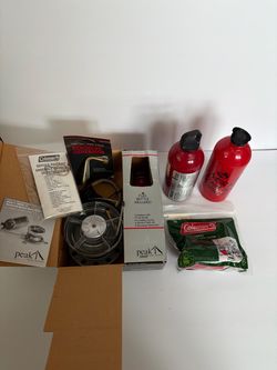 Peak 1 Apex II Coleman Camping Stove Bundle