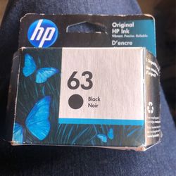 HP 63 Black Noir Ink Cartridge